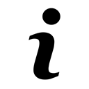 Information, help, support, Service, detail, question Black icon