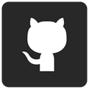 Github, hub icon, Git DarkSlateGray icon