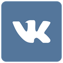 Vk, vkontakte icon SteelBlue icon