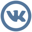 Vk, vkontakte icon SteelBlue icon