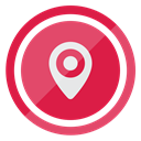 location Crimson icon