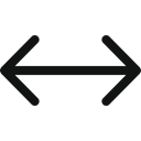 right, unitedarrowleftright, Arrows, Arrow, Left Black icon
