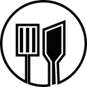 Galley, Cooking, Cooker, Cook, Chef, Spatula, Tools And Utensils Black icon