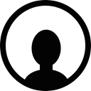 rounded, Circle, user, Silhouette, Users, Avatars, interface Black icon