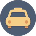 transportation, transit, taxi DimGray icon