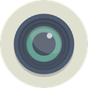 lens, photography, Camera Gainsboro icon