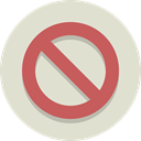 no symbol, Block, no, denied, universal no, stop Gainsboro icon