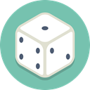 dice, die MediumAquamarine icon