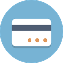 card, Credit card SkyBlue icon