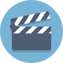 Clapboard SkyBlue icon
