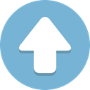 Up, Arrow SkyBlue icon