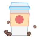 coffee to go, drink, cup, Coffee, beverage, Grain Black icon