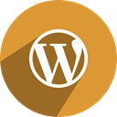 Wordpress, network, media, Social Goldenrod icon