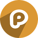 Plurk, P Goldenrod icon