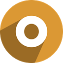 media, network, Social, free, Orkut Goldenrod icon