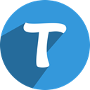 Tango, Social, network, free, media DodgerBlue icon