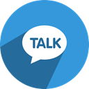 media, Kakao, network, Chat, Conversation, Social, talk DodgerBlue icon