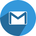 media, network, Email, mail, gmail, google, Social DodgerBlue icon