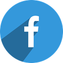 F, media, Facebook, network, Social DodgerBlue icon