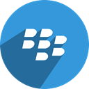 Blackberry, Social, media, network DodgerBlue icon
