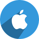 network, media, Social, Apple DodgerBlue icon