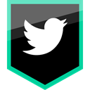 twitter, Social, Logo, media Black icon