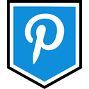 Social, pinterest, media, Logo DodgerBlue icon