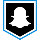 Social, Logo, Snapchat, media Black icon