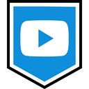 youtube, Social, media, Logo DodgerBlue icon