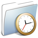 alarm clock, history, Folder, Graphite, Alarm, smooth, Clock, time Black icon