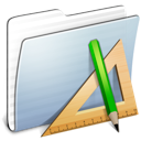 Application, Folder, Graphite, stripped LightSteelBlue icon