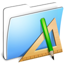 Application, Aqua, Folder, smooth LightSkyBlue icon
