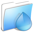 Folder, torrent, Aqua, smooth CornflowerBlue icon