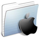stripped, Folder, Apple, Graphite LightSteelBlue icon