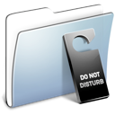 Do, smooth, Disturb, Folder, Not, Graphite Black icon