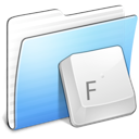 stripped, Font, Aqua, Folder Black icon