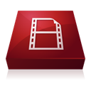 adobe, video, Flash, encoder Maroon icon