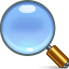 Find, zoom, search, seek LightSkyBlue icon