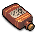Bottle, kind, some, Mexican Sienna icon