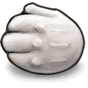 reused, Hand DarkGray icon