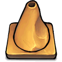 cone SandyBrown icon