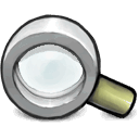 magnifying, glass DarkGray icon
