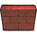 wall, Brick SaddleBrown icon