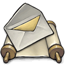 script, mail Silver icon