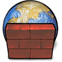 bray, Firewall SaddleBrown icon
