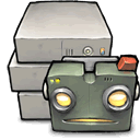 robot, Server DarkGray icon