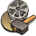 software, hammering, Dvd DimGray icon