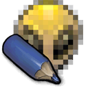 editor, pixel, image DarkSlateBlue icon