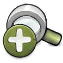 zoom, Zoom in, In OliveDrab icon