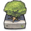 Tree, drive, removeable DimGray icon